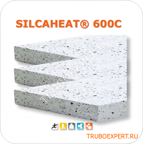 SILCAHEAT 600C Теплопроводящие плиты 25x1000x625