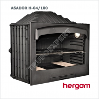 Hergom ASADOR H04/100 открытая чугунная топка-гриль без дверцы и стекла